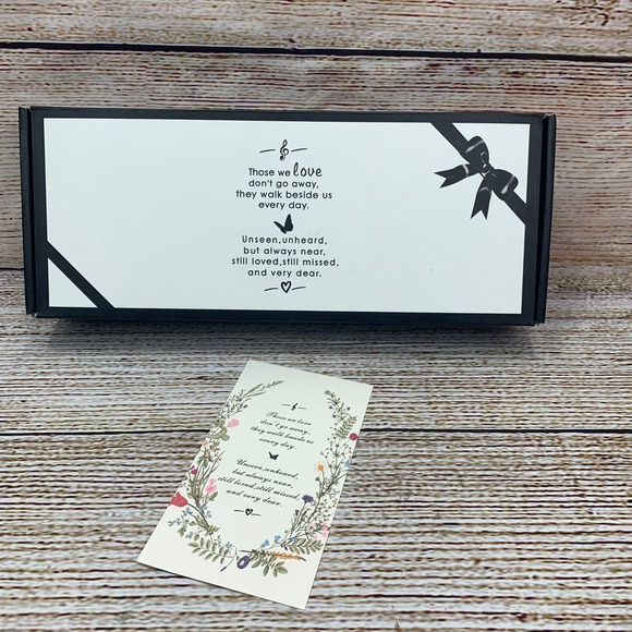 Sympathy‎ Wind Chimes Memorial Gift Those We Love Remembrance Garden - Picture 5 of 7